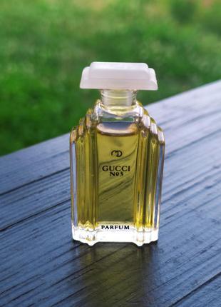 Gucci no 3 parfum gucci - редкая винтажная миниатюра, парфюм
