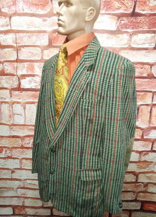 Пиджак шерстяной винтажный 80-е