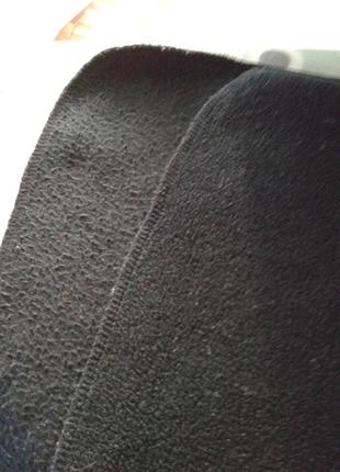 Флисовый черный шарф2 фото