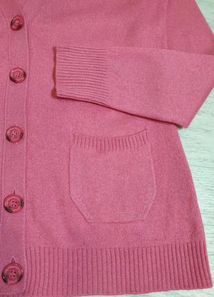 Люксовый трикотажный кашемир и шелк кардиган кофта пуловер на пуговицах германия8 фото