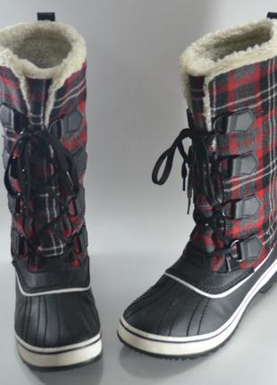Skechers сша оригинал! очень теплые влагонепроницаемые фирменные термо ботинки сапоги на меху 1000 пар здесь10 фото