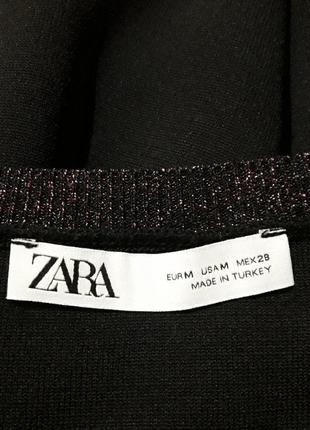 Брендовая шикарная  кофточка жакет с люрексом  р.m от zara ресторан торжества  праздник4 фото