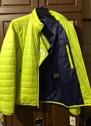 Dkny ultra-loft packable jacket куртка деми м