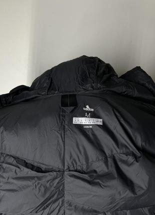 Оригінальне пальто мікропуховик adidas performance nuvic розмір м 88 фото
