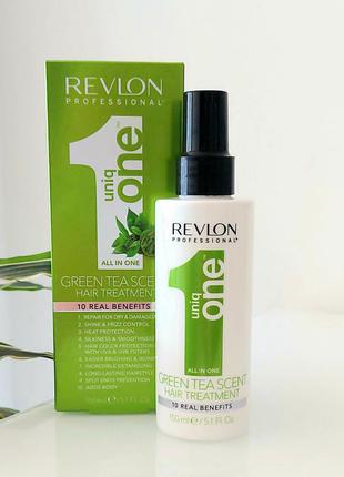 Маска-спрей по уходу за волосами с ароматом зелёного чая от revlon professional1 фото