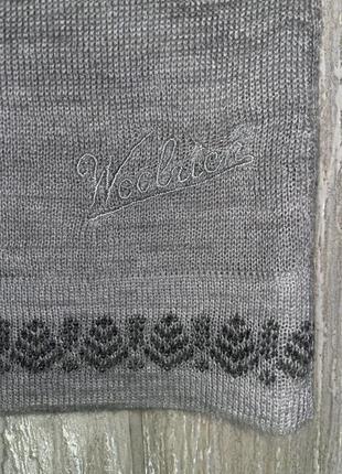 Новый шерстяной свитер кардиган на молнии фирмы woolrich размер s6 фото