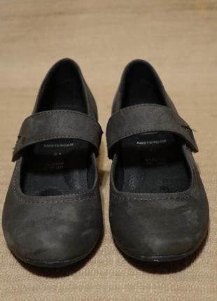 Классические веганские темно-серые туфли easy street amsterdam голландия 37 р.2 фото