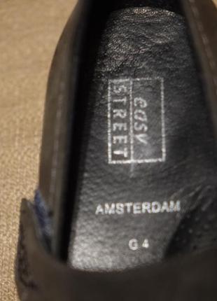 Классические веганские темно-серые туфли easy street amsterdam голландия 37 р.5 фото