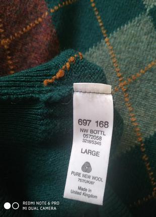 Вінтажний светр, кофта джемпер шерсть9 фото