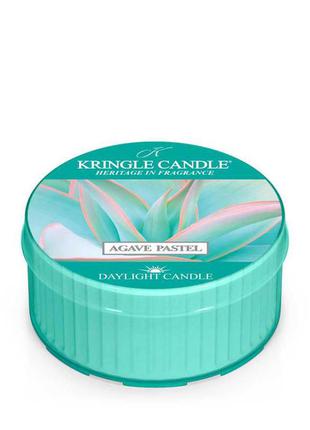 Ароматическая свеча kringle candle - agave pastel1 фото