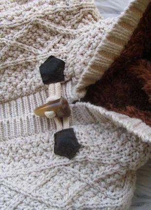 Теплая кофта свитер джемпер худи с капюшоном matalan3 фото