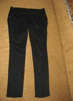 Суперские тёплые брюки с блеском и складками заниженная посадка2 фото