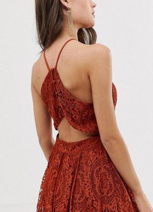 Кружевное платье миди asos design2 фото