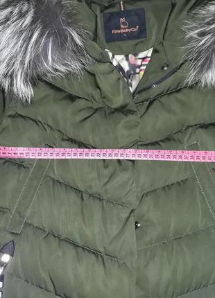 Тепла зимова куртка з натуральним хутром7 фото
