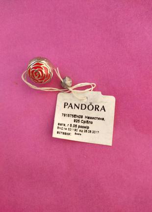 Новый оригинал шарм роза пандора, pandora