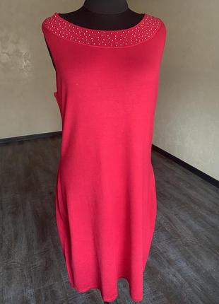 Трикотажне плаття, сарафан збільшеного розміру