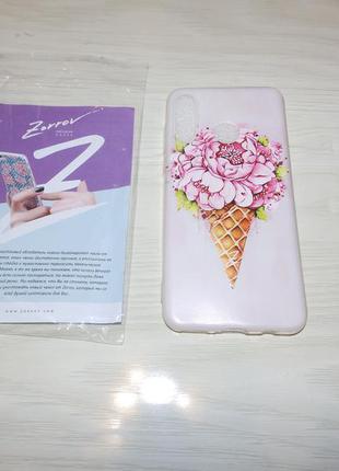 Силіконовий чохол zorrov для huawei p30 lite ice cream 3d