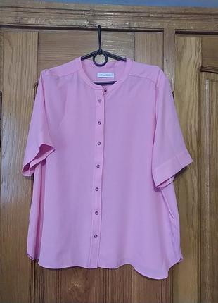 ✨✨ блуза рожева, великий розмір,