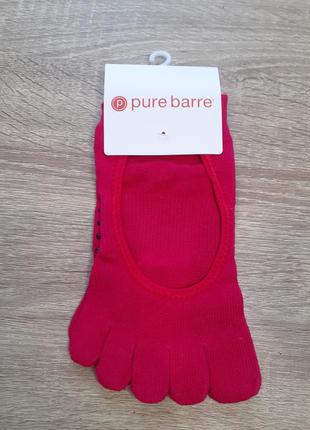 Pure barre шкарпетки для йоги, пілатесу, барре, фітнесу2 фото