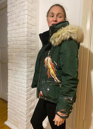 Зимова куртка-пуховик zara4 фото