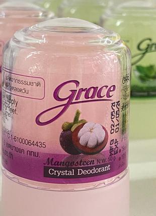 Дезодорант кристалл grace натуральный сухой мангостин 50 гр
