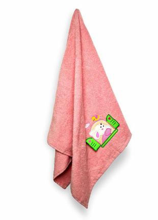 Детское полотенце 70х140 махровое с вишивкой дитячий махровий рушник з вишивкою2 фото