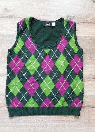 Жилетка яркая размер 50-52