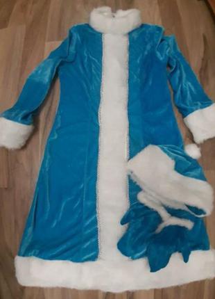 Снігуронька новорічний костюм1 фото