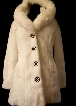 Біла шубка 44-46