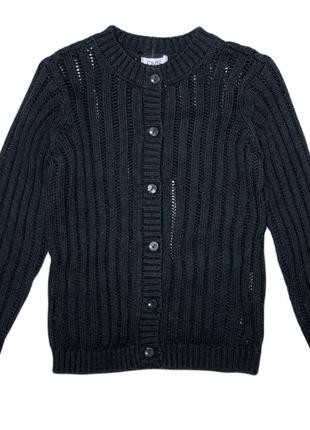 Кардиган для девочки ovs 150917 110 см черный 66193