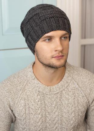 Стильна шапка-ковпак унісекс