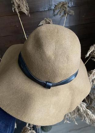H&amp;m —шерстяний капелюх із плавними крисами1 фото