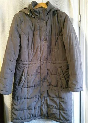Женская удлиненная зимняя куртка,  демисезонное пальто на подкладке осеннее, деми.1 фото