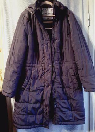 Женская удлиненная зимняя куртка,  демисезонное пальто на подкладке осеннее, деми.3 фото