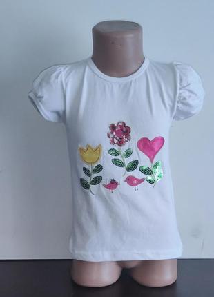 Футболка для дівчинки, 86,92,98,104