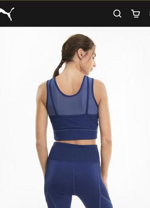 Puma-топ studio layered women's training crop top! p.-s2 фото