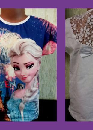 Футболка холодне серце , заморожені 134-140