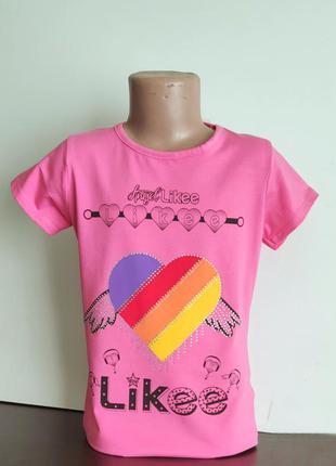 Футболка для дівчинки likee 7-8,8-9,*10-11,
