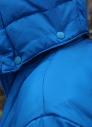 Jeanious industries осіння куртка з капішоном синя / розмір м / осенняя куртка с капюшоном м2 фото