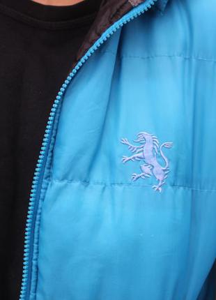 Jeanious industries осіння куртка з капішоном синя / розмір м / осенняя куртка с капюшоном м5 фото