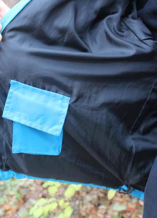 Jeanious industries осіння куртка з капішоном синя / розмір м / осенняя куртка с капюшоном м7 фото