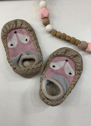 Домашні тапочки з гумовою підошвою 😍🦊