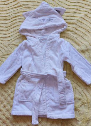 Халат котик  12/24м