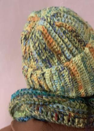 Новий комплект шапка і шарф колір зими 2022 дуже теплі2 фото