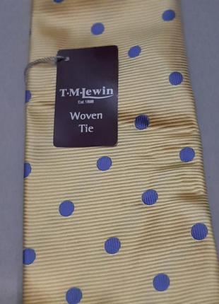 Новий t.m.левін шовковий брендовий краватку