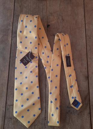 Новый t.m.lewin  шелковый брендовый галстук2 фото