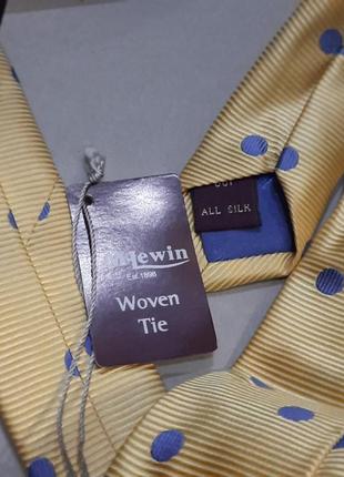 Новый t.m.lewin  шелковый брендовый галстук4 фото
