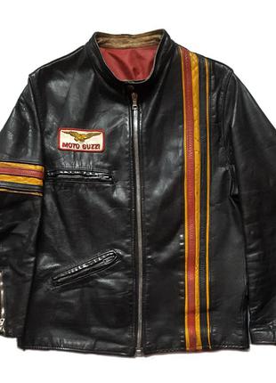 Раритетная винтажная мото куртка 60-х moto guzzi easy rider cafe racer motorcycle jacket