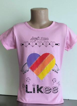 Футболка для дівчинки likee 8-9 років