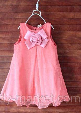 Сукня святкова дитяче бант 100,110